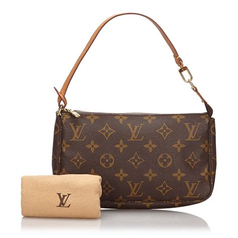 pochette louis vuitton marrone|louis vuitton monogram accessories.